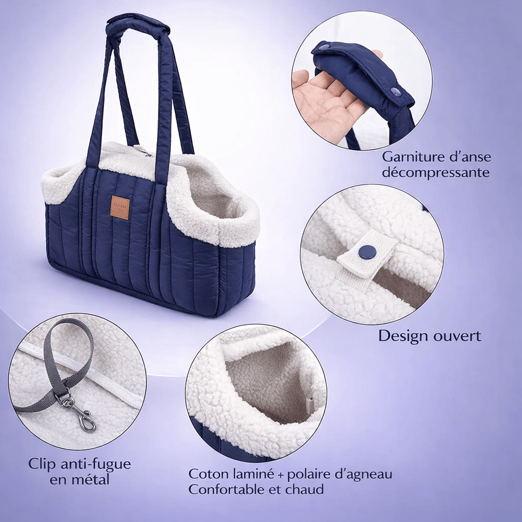 Sac de Transport Elégant et Leger pour Chat