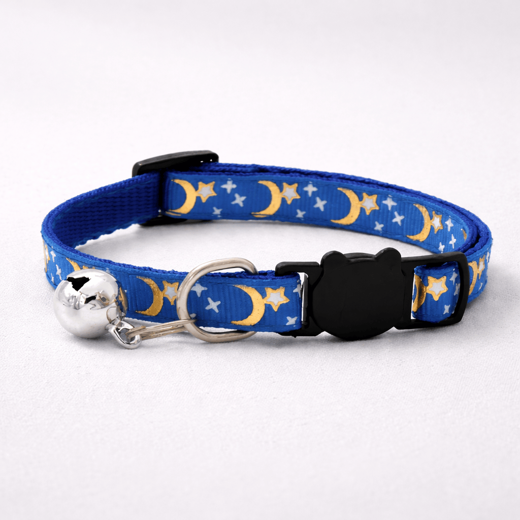 Collier pour Chat Motif Etoiles Dorées