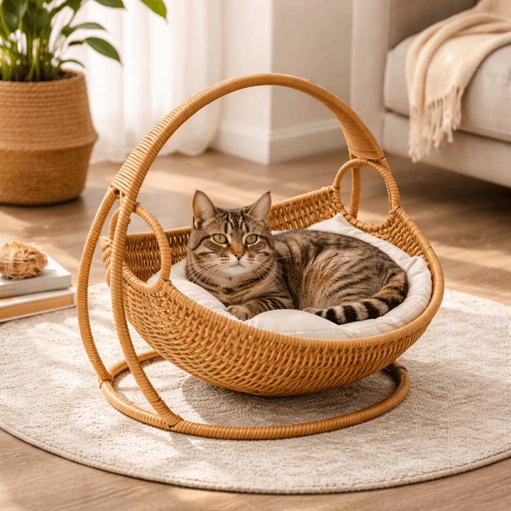 Hamac pour Chat Tissé à la Main
