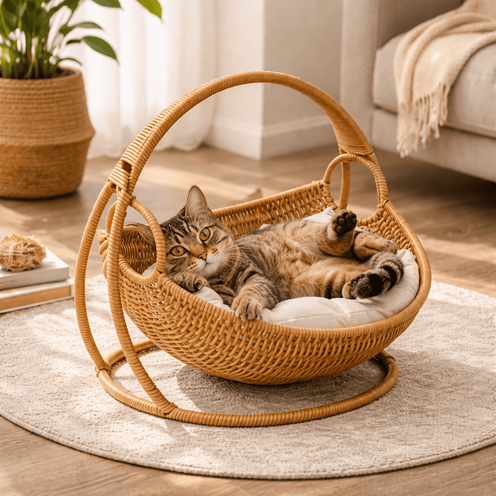 Hamac pour Chat Tissé à la Main