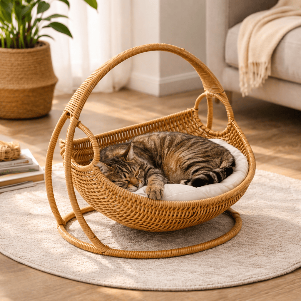 Hamac pour Chat Tissé à la Main