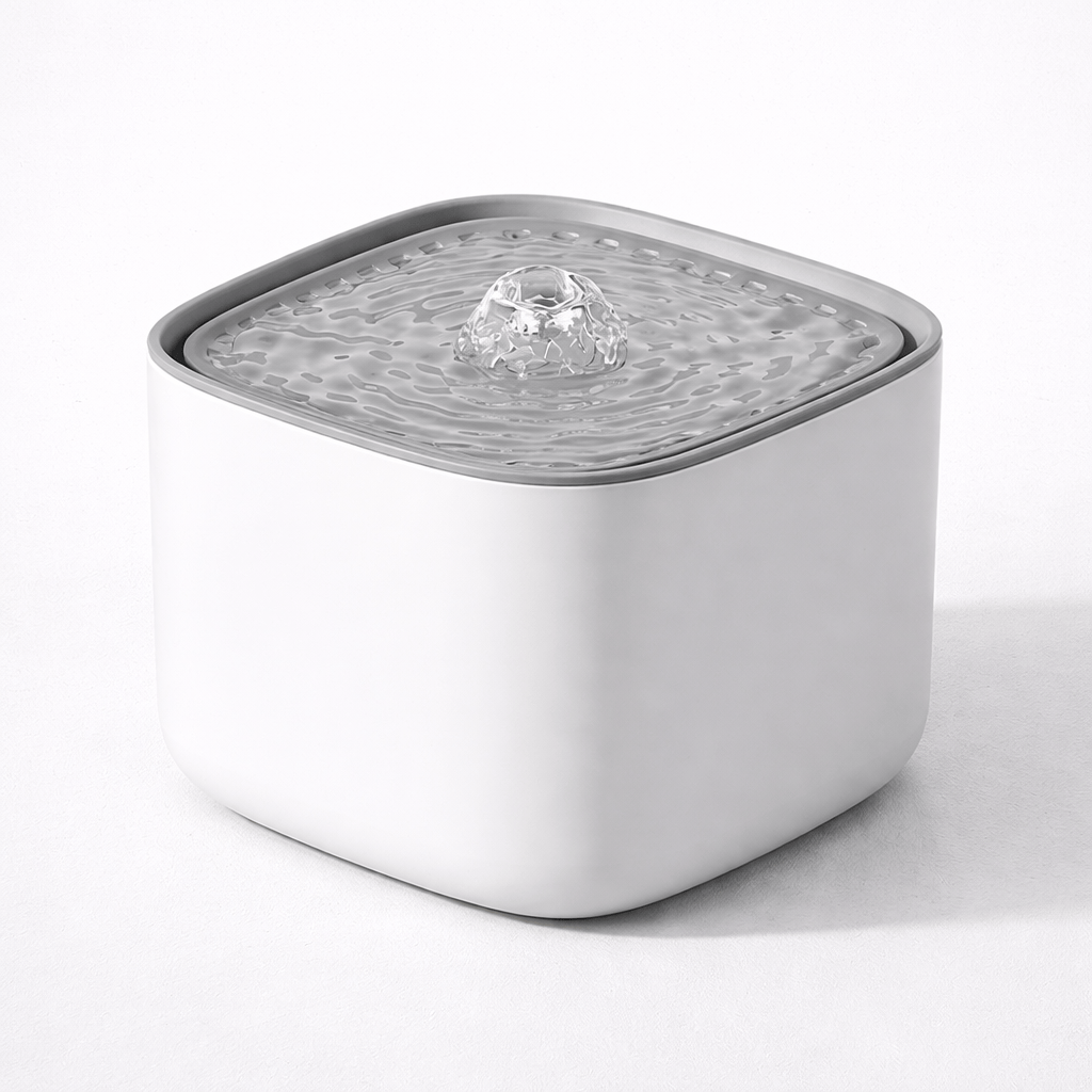 Fontaine à Eau pour Chat 3L avec Filtre à Recirculation
