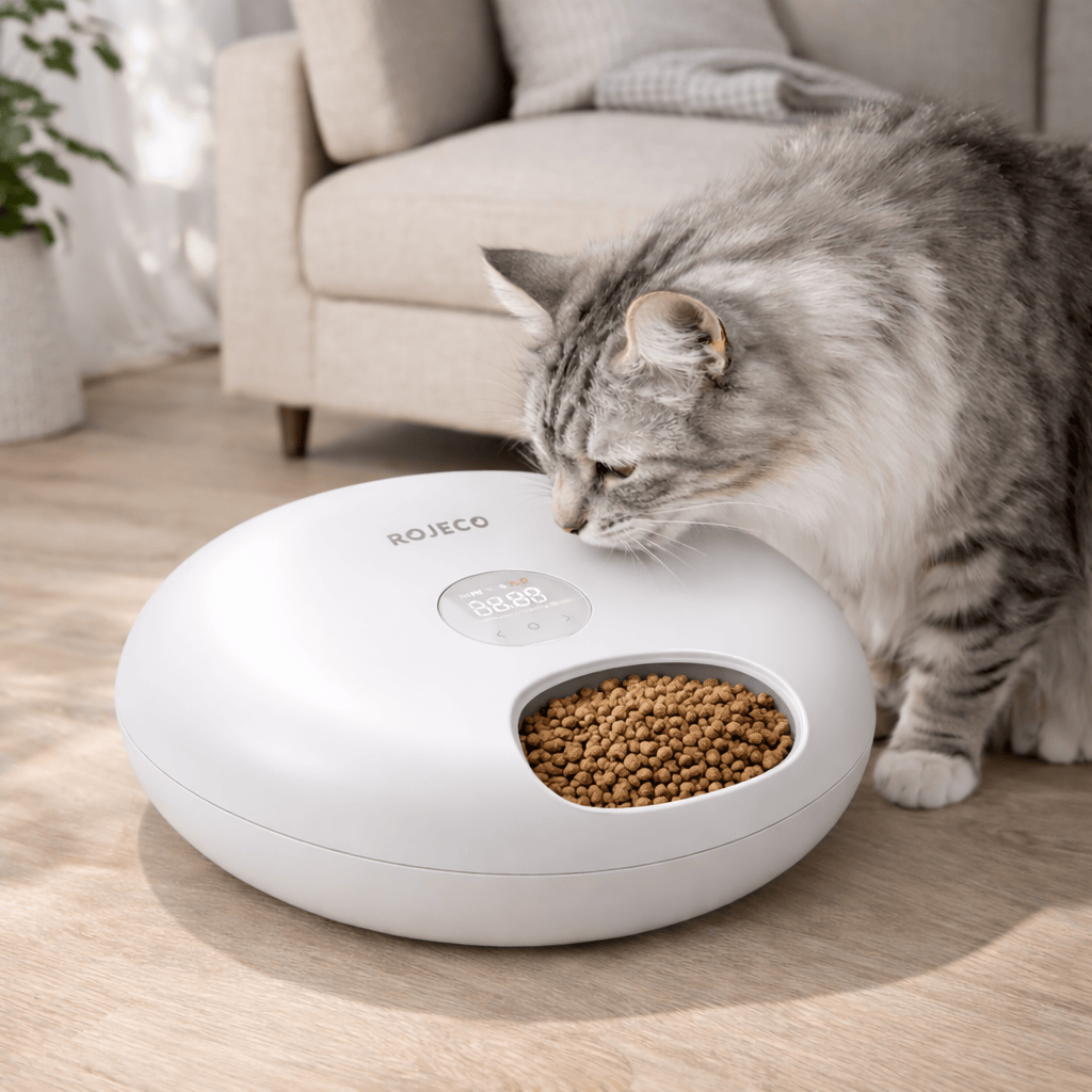 Distributeur Automatique de Croquettes 6 Repas pour Chats