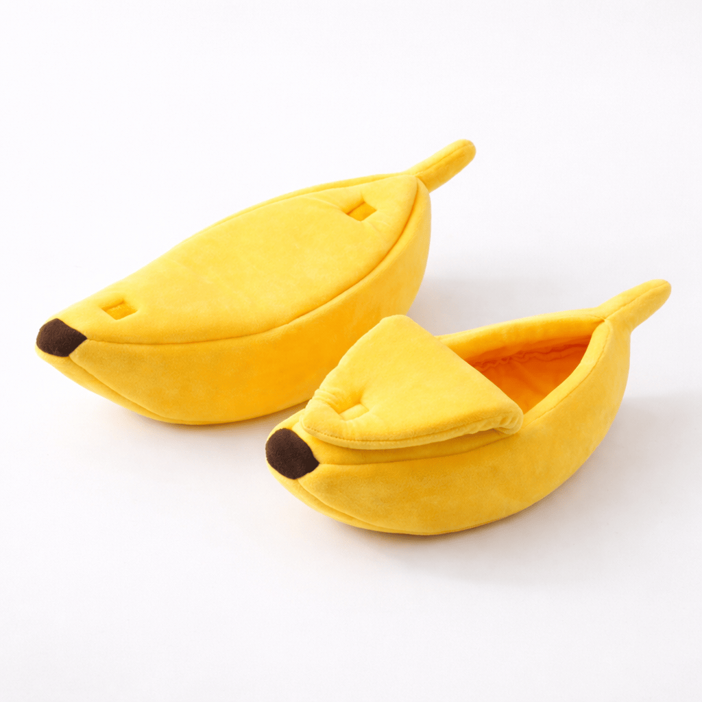 Lit pour Chat en Forme de Banane