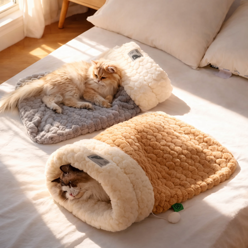 Sac de Couchage Confortable et Souple pour Chat