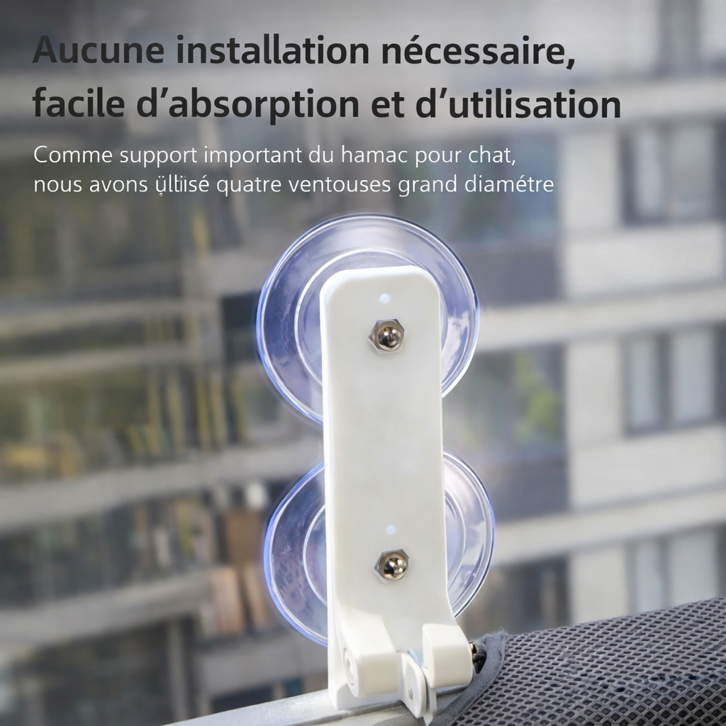 Hamac pour Chat Pliable sans Montage