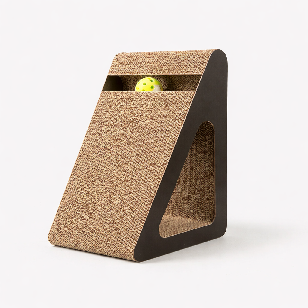 Griffoir pour Chat Triangle avec Balles