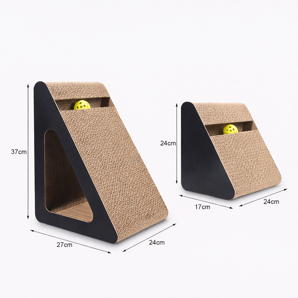 Griffoir pour Chat Triangle avec Balles