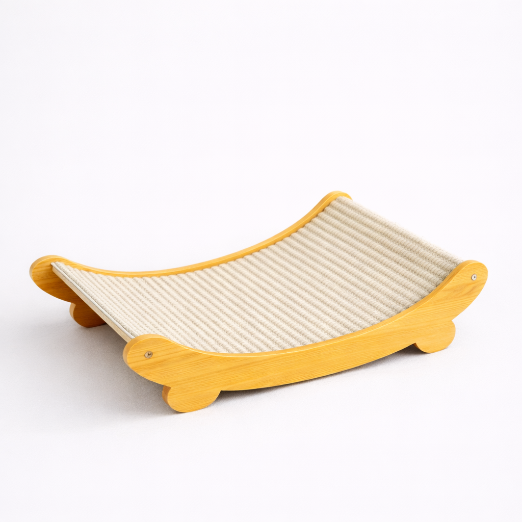 Griffoir pour Chat en Bois Multifonction