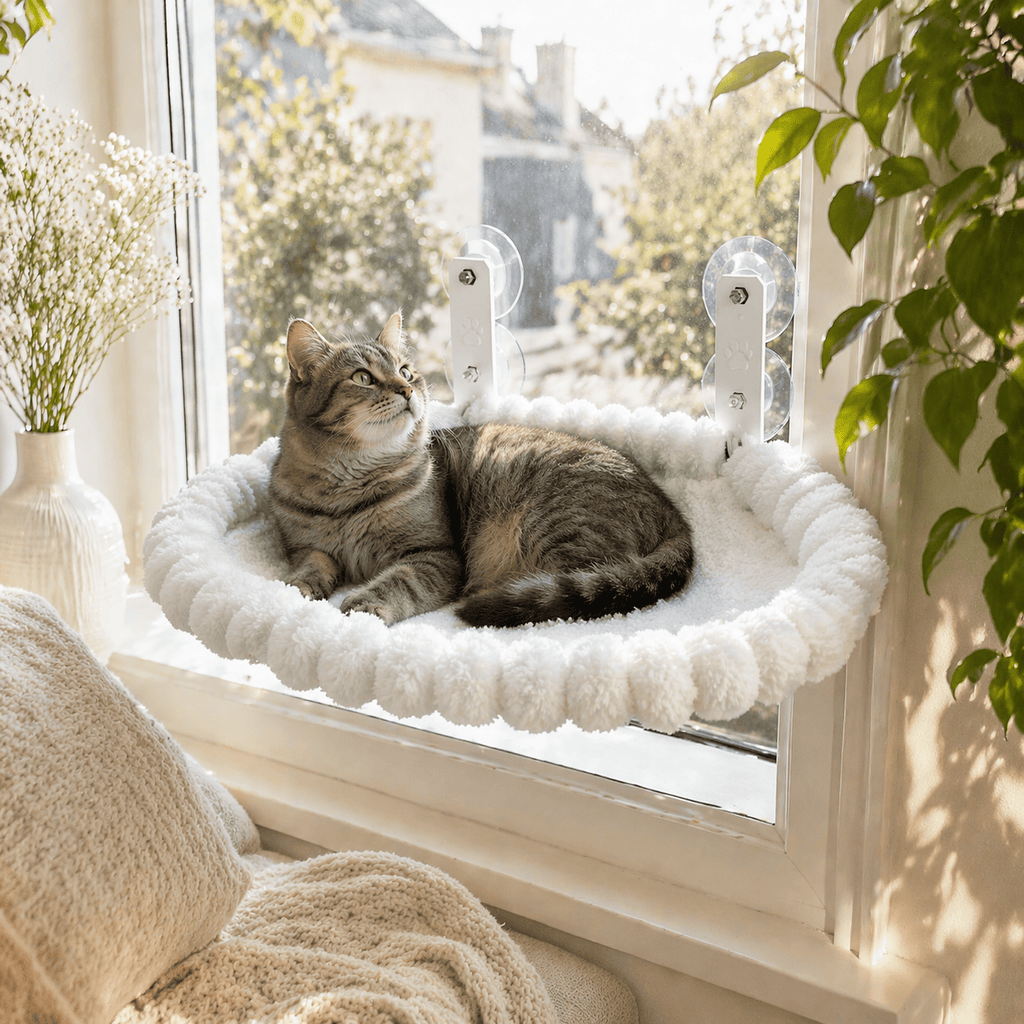 Hamac de Fenêtre pour Chat avec Ventouses