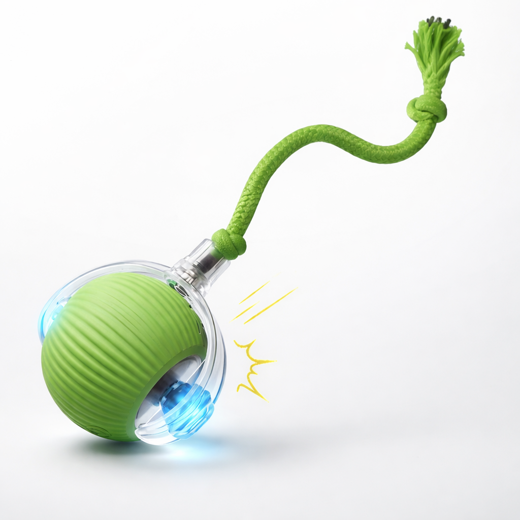 Balle Interactive pour Chat Rechargeable