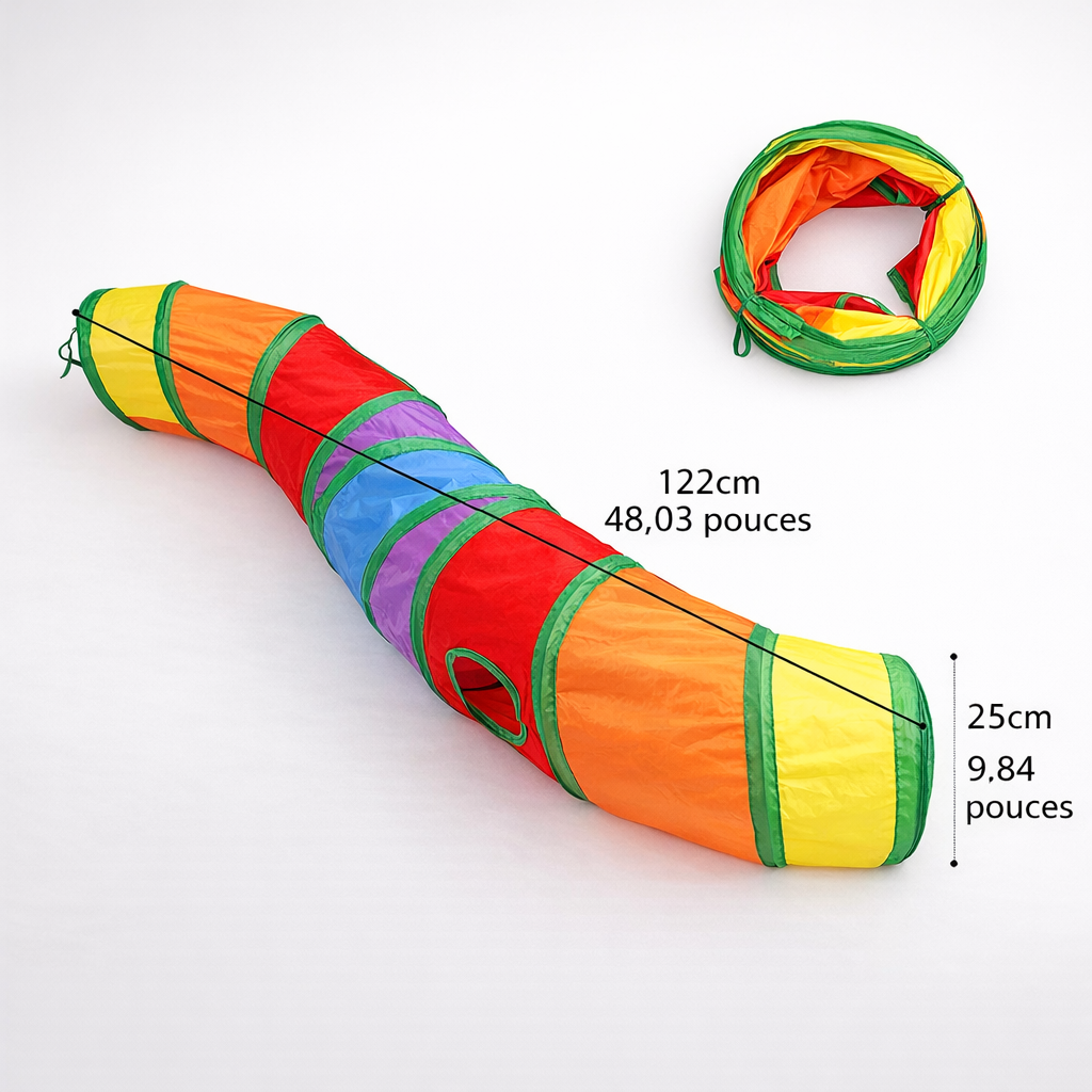 Tunnel pour Chat Multicolore