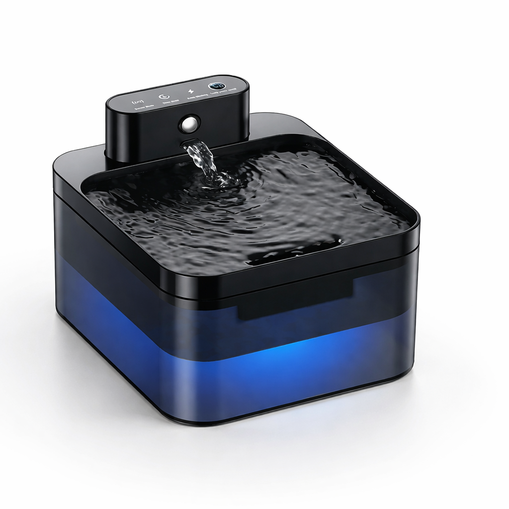 Fontaine à Eau Automatique Sans Fil 2.2L