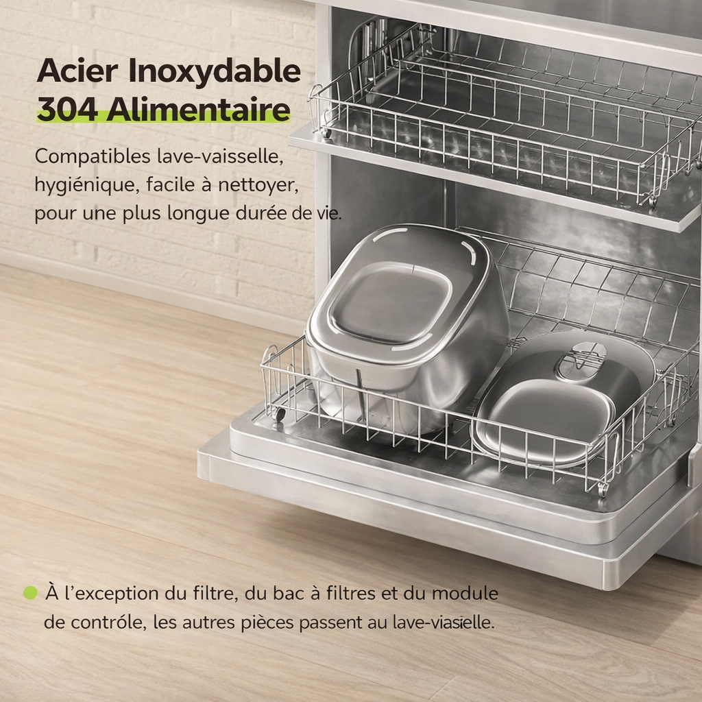 Fontaine à Eau Automatique sans Fil 4L