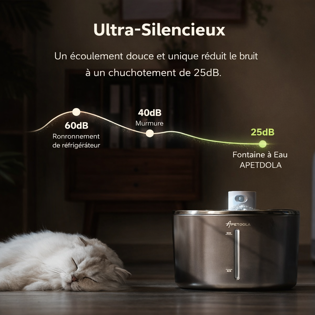Fontaine à Eau Automatique sans Fil 4L