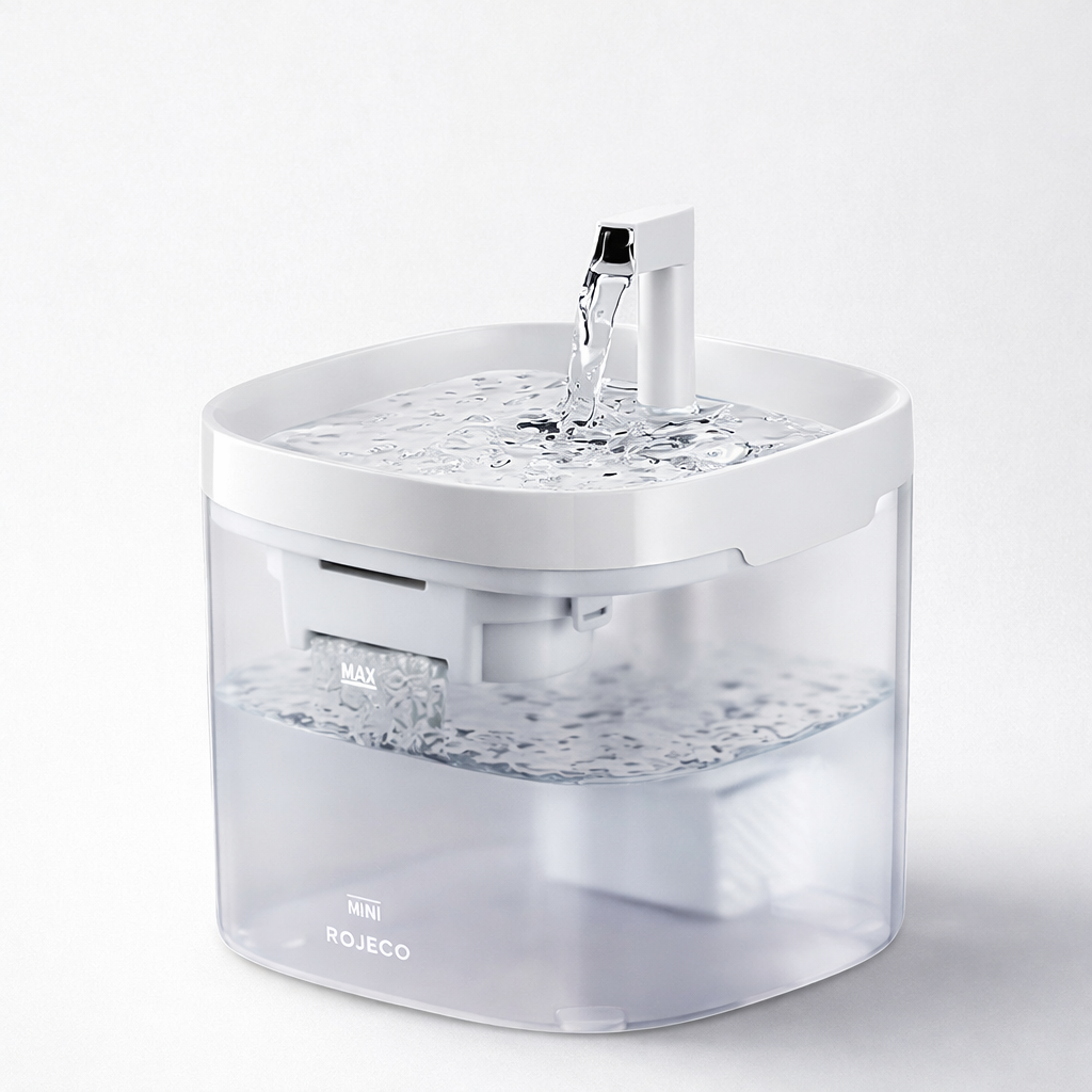 Fontaine à Eau Transparente et Intelligente 1,5L