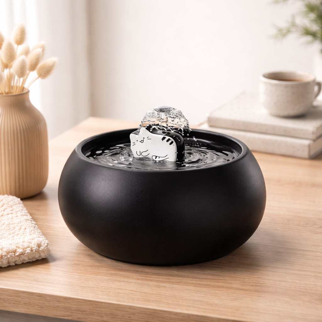 Fontaine à Eau Automatique en Céramique 1,5L