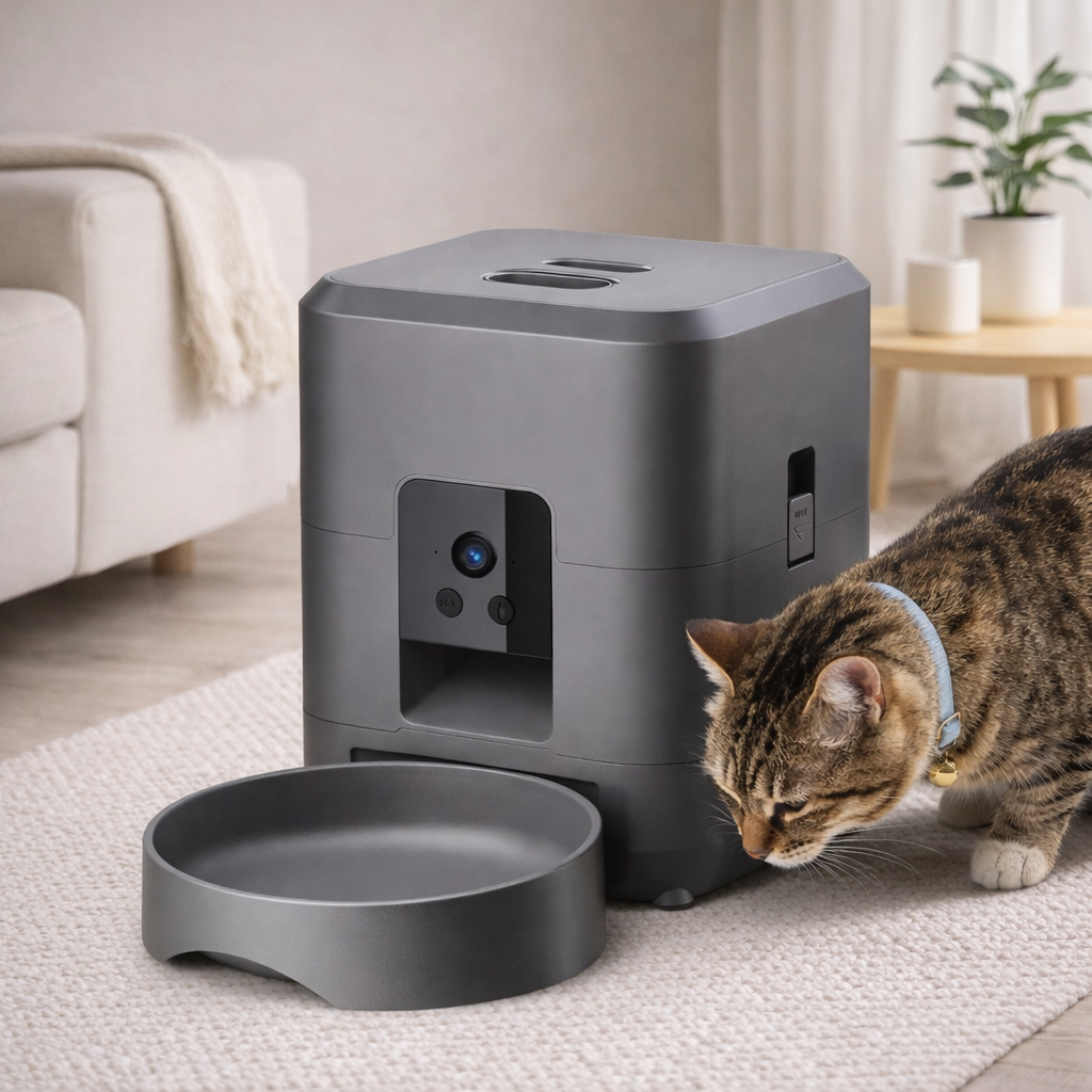Distributeur de Croquettes avec WIFI et Caméra