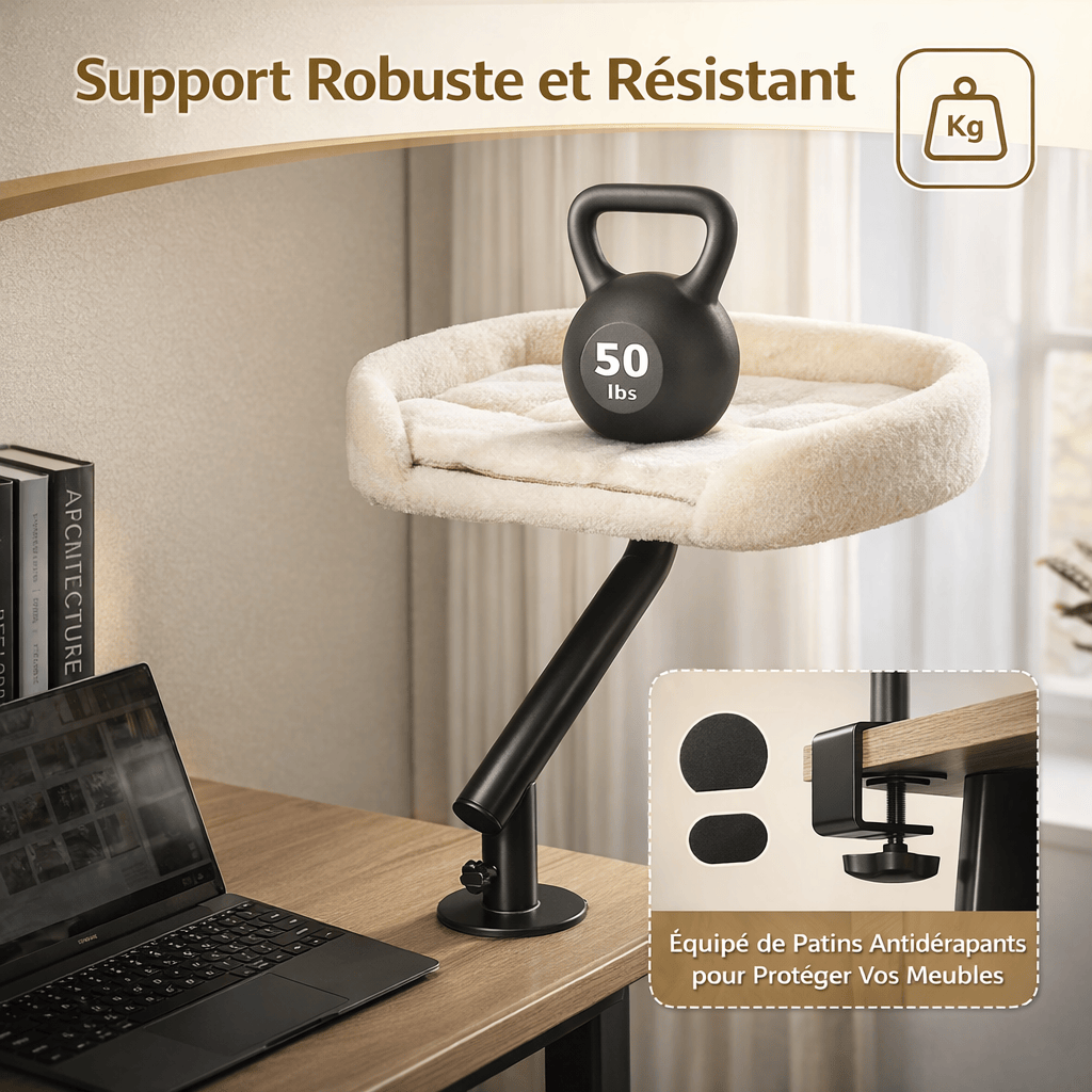 Lit de Bureau pour Chat