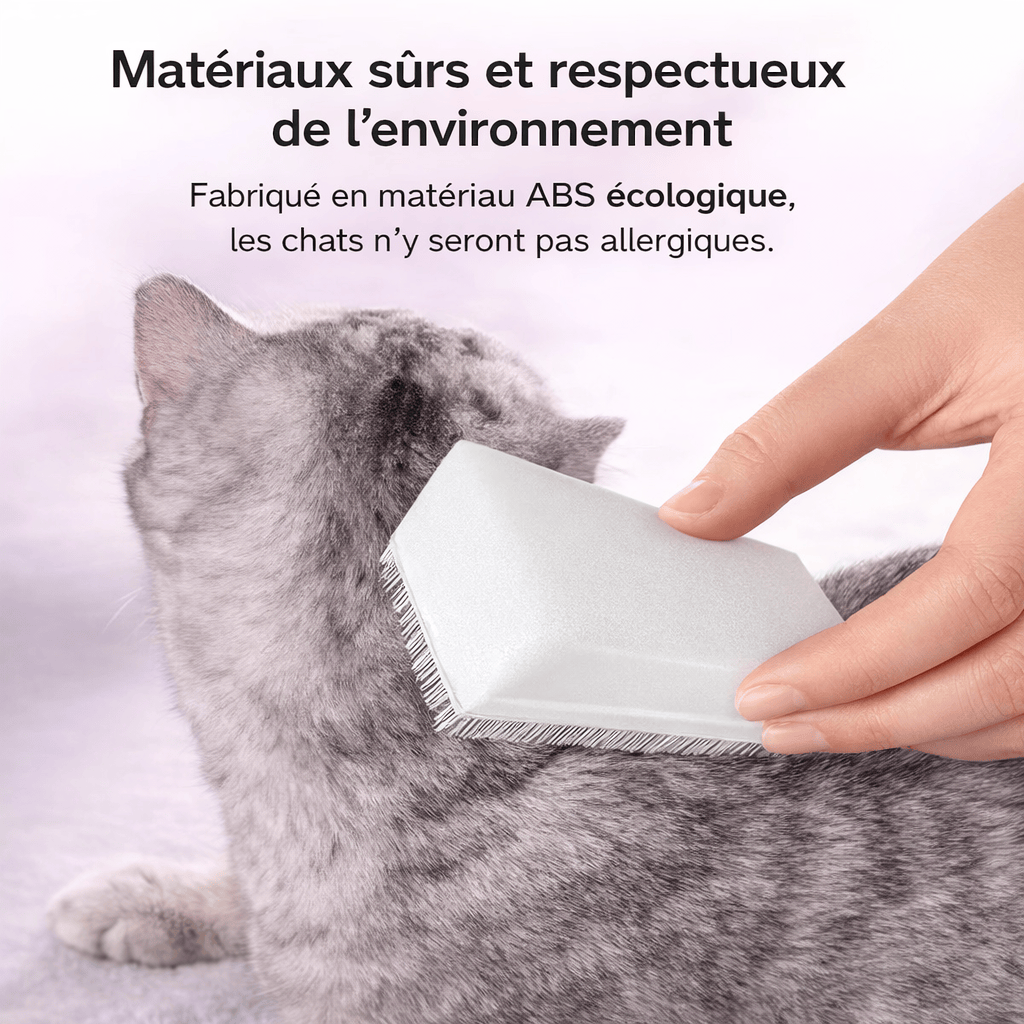 Brosse de massage pour chat