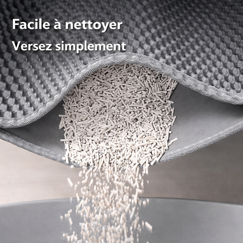 Tapis de Litière Extra Large pour Chat