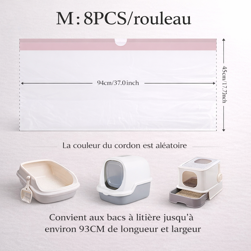Sacs à Litière Jetables pour Chats