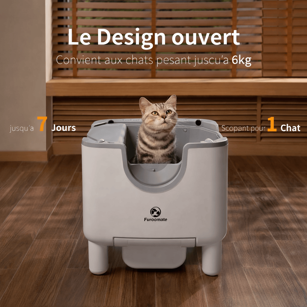 Bac à Litière Autonettoyant