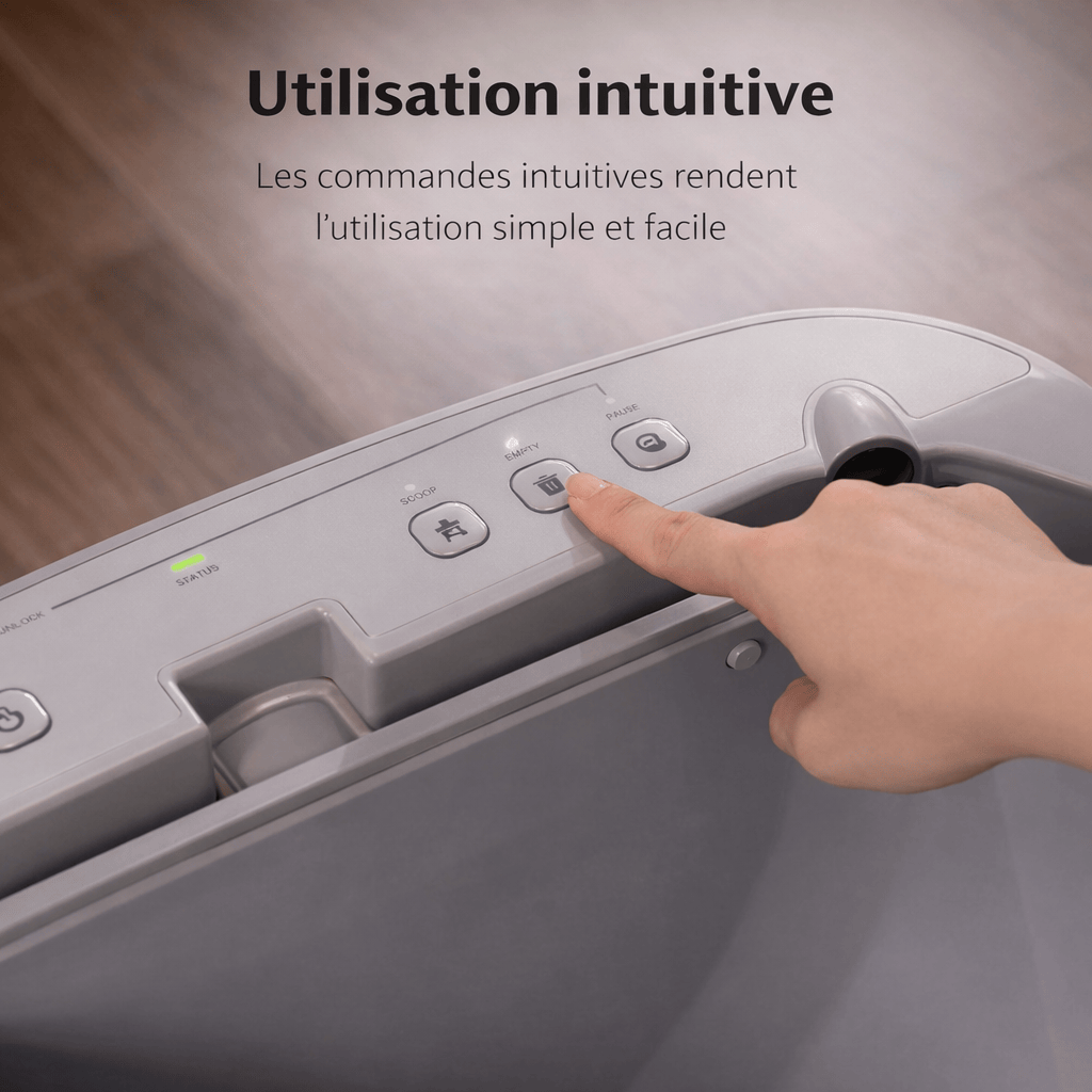 Bac à Litière Autonettoyant