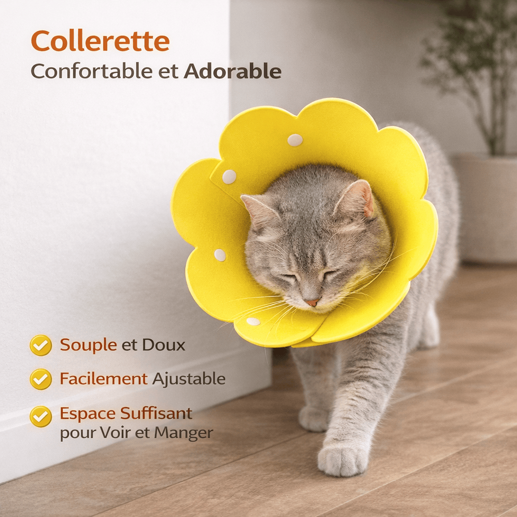 Collier de Protection en Forme de Fleur