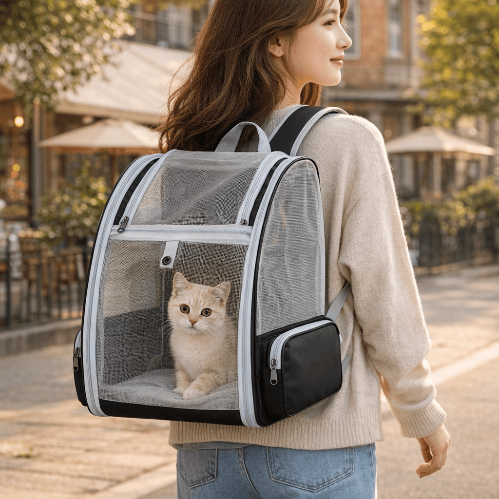 Sac à Dos Pratique et Pliable pour Chat