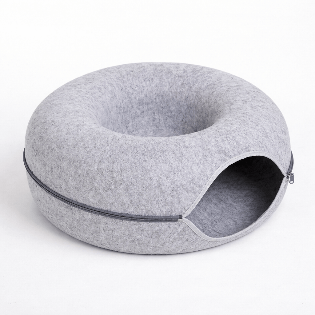 Panier-Lit en Forme de Donut pour Chats