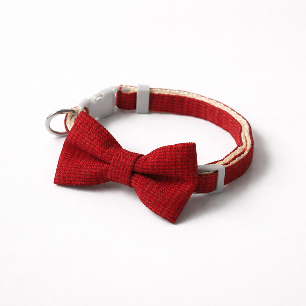 Collier Mignon pour Chat avec Nœud Papillon