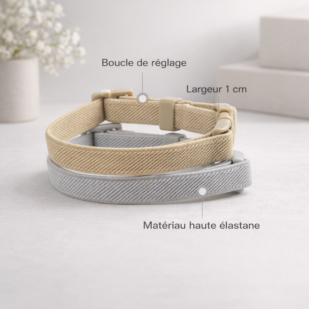 Collier Elastique Extensible pour Chat