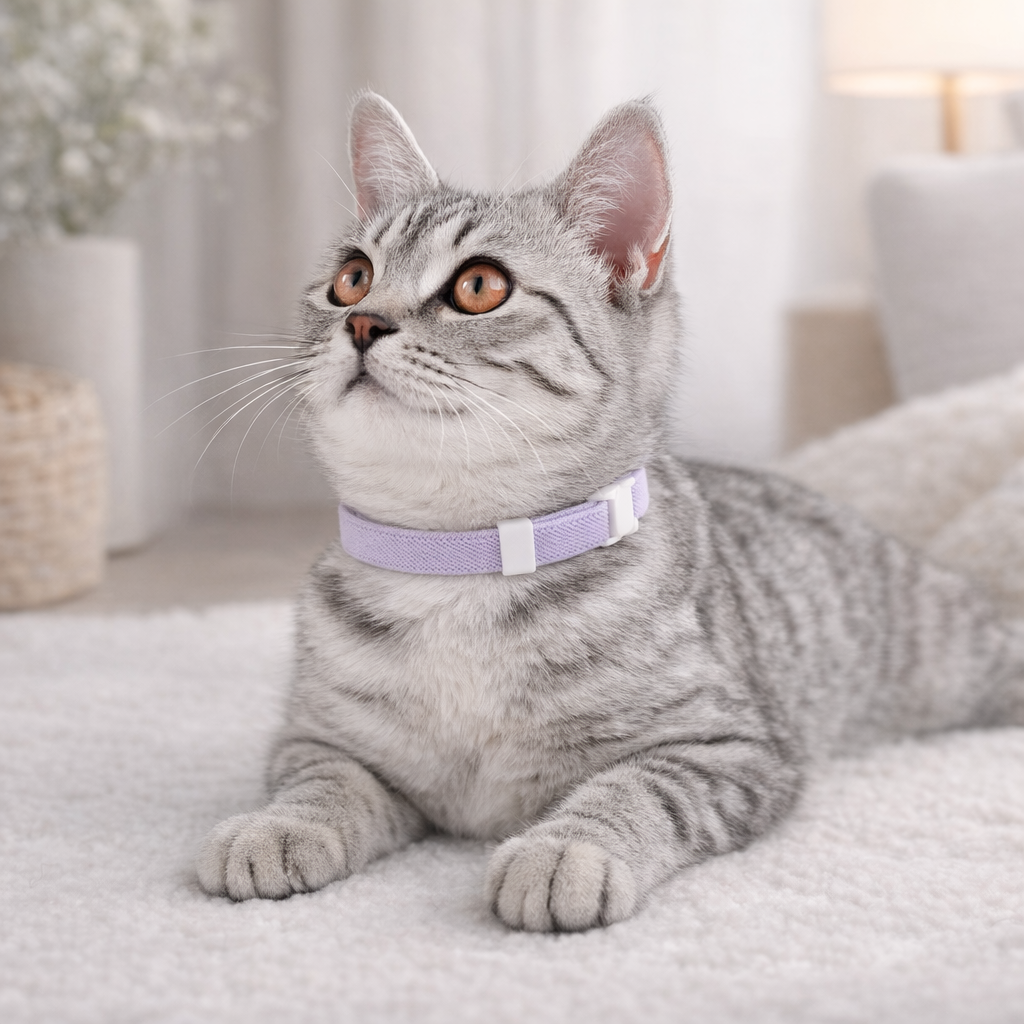 Collier Elastique Extensible pour Chat
