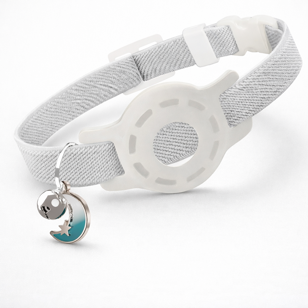 Collier GPS pour chat en Nylon