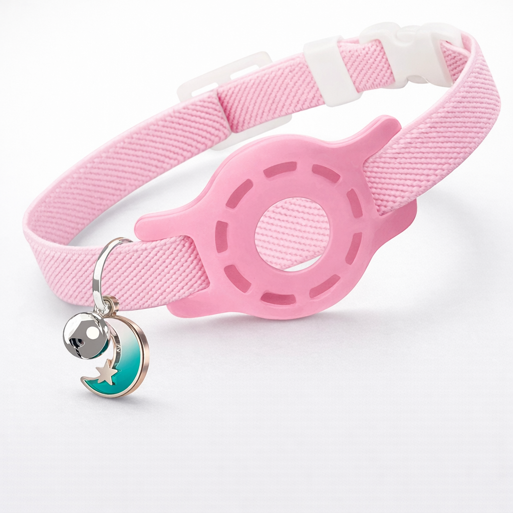 Collier GPS pour chat en Nylon