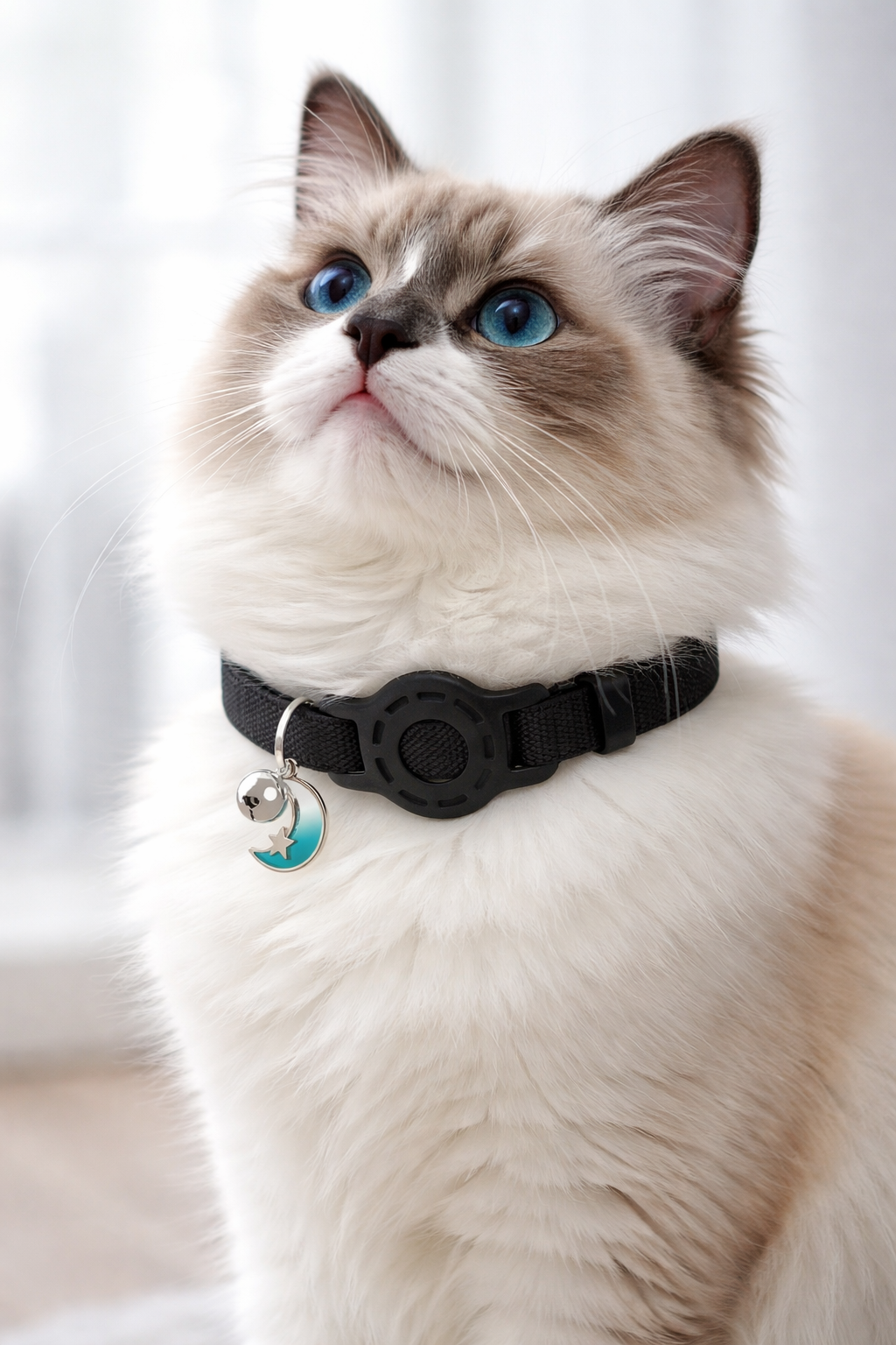 Collier GPS pour chat en Nylon