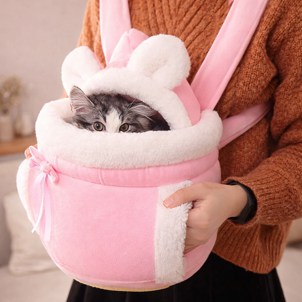 Sac à Dos d'Hiver Chaud pour Chat