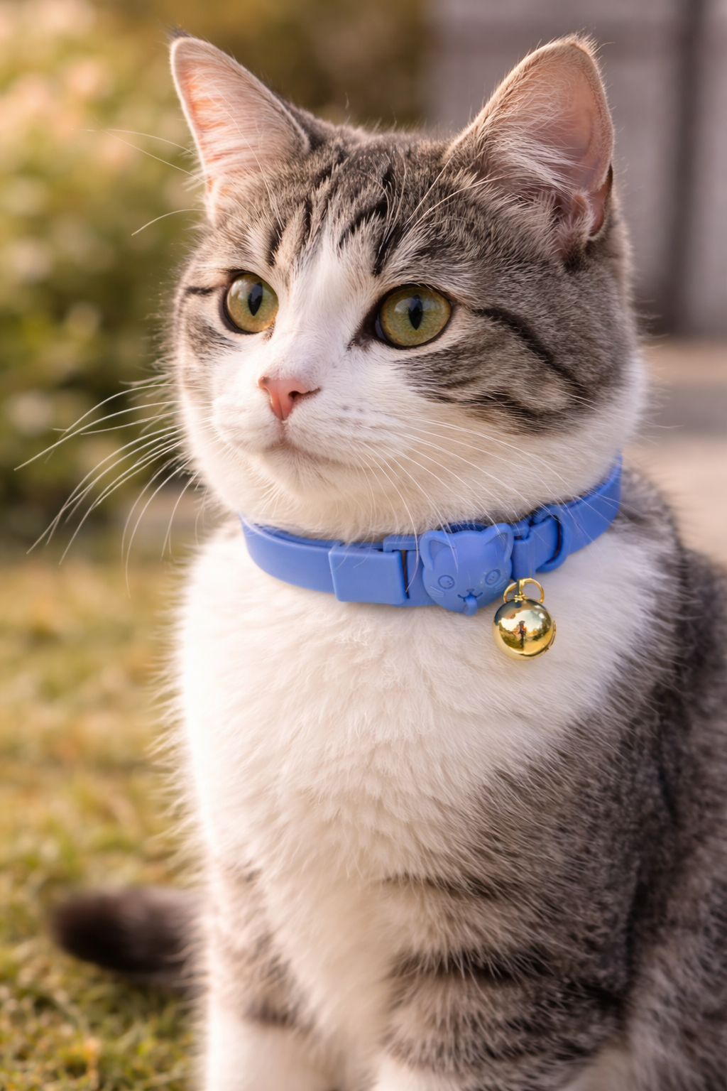 Collier Imperméable pour Chat avec Petite Clochette