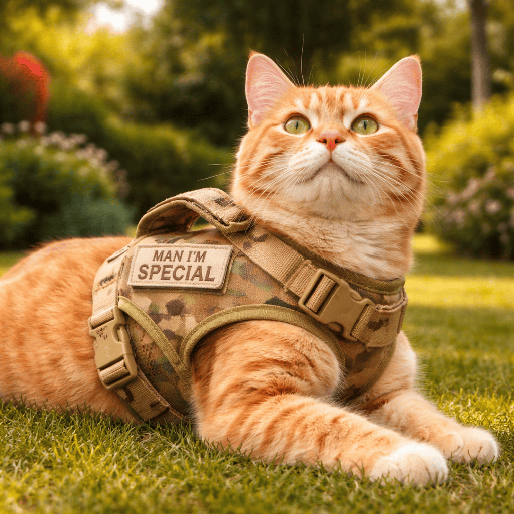 Harnais pour Chat Militaire