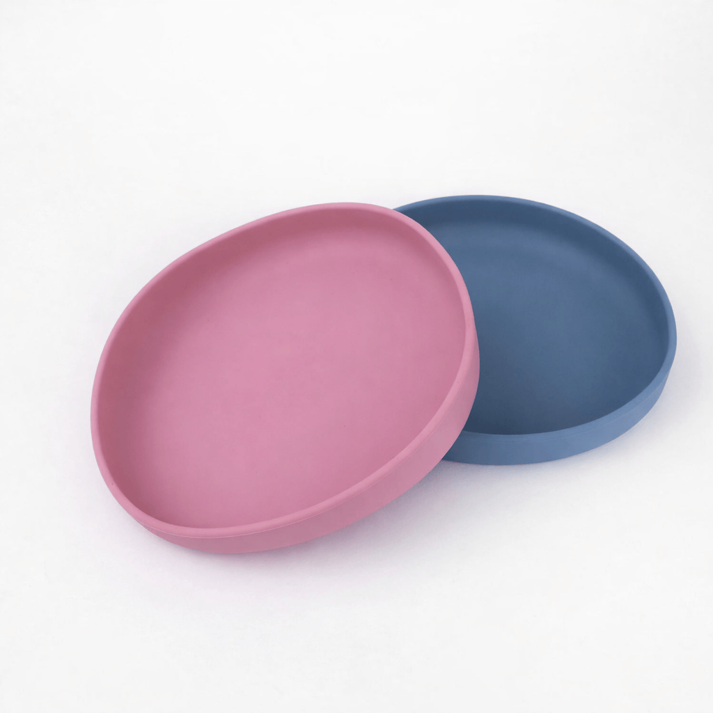 Lot de 2 Assiettes en Silicone Douces pour Chat