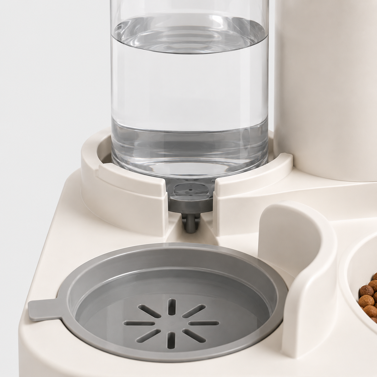 Distributeur de Croquettes avec Fontaine à Eau