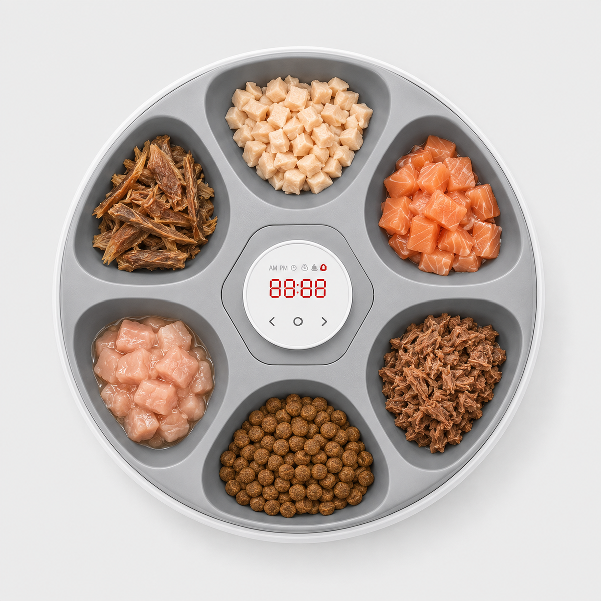 Distributeur Automatique de Croquettes 6 Repas pour Chats