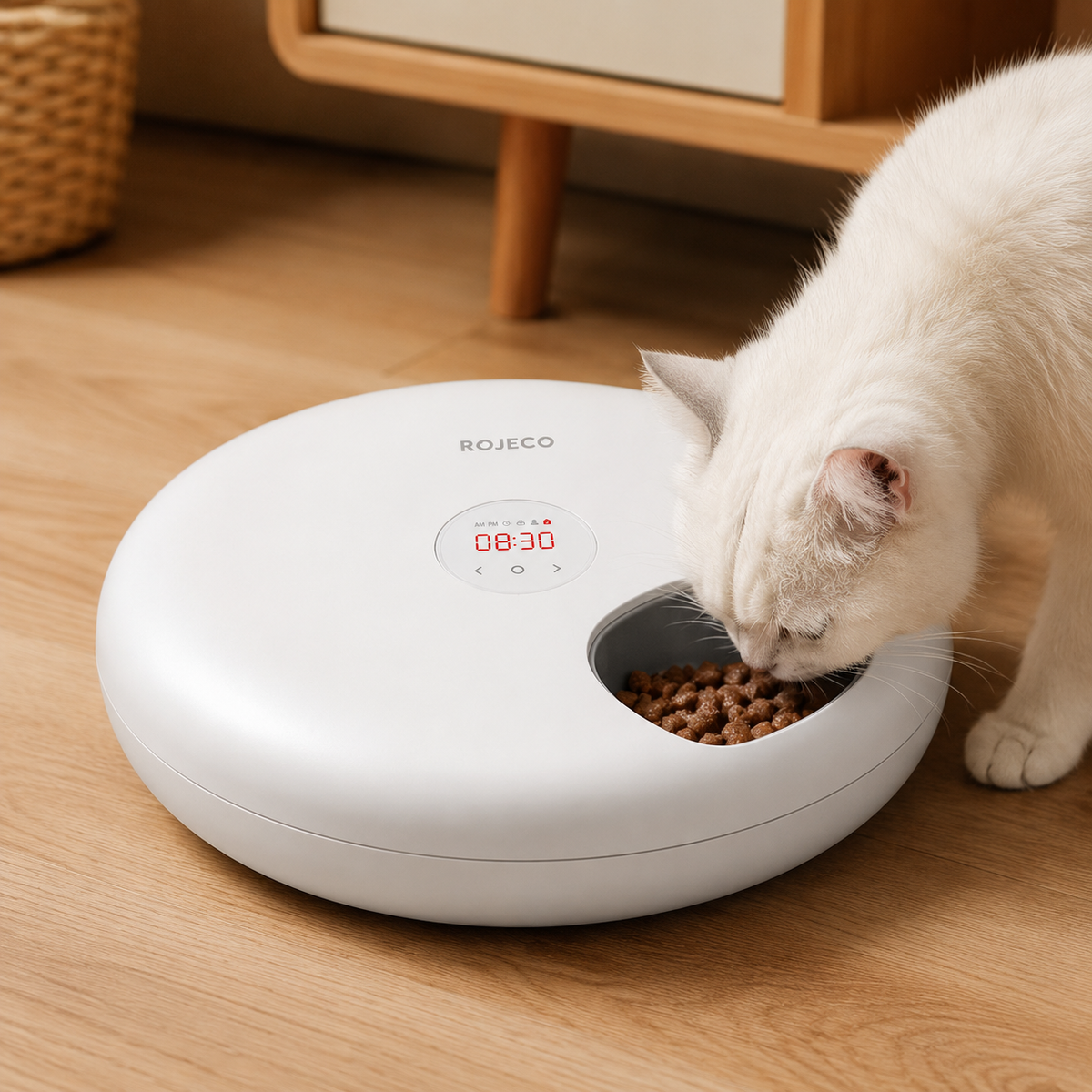Distributeur Automatique de Croquettes 6 Repas pour Chats