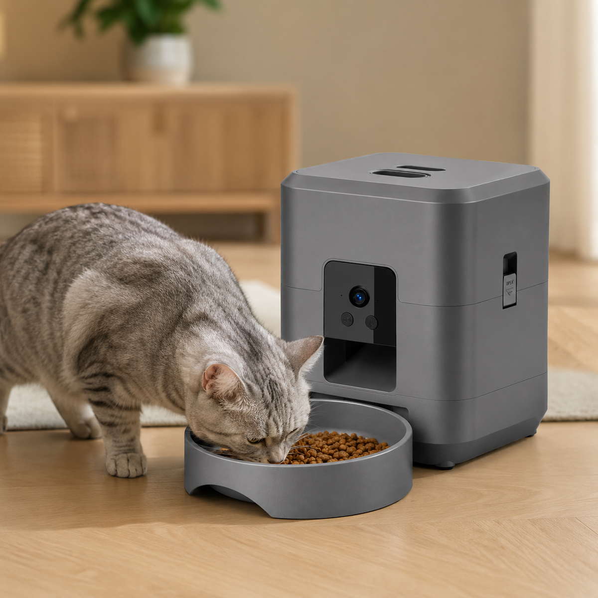 Distributeur de Croquettes avec WIFI et Caméra
