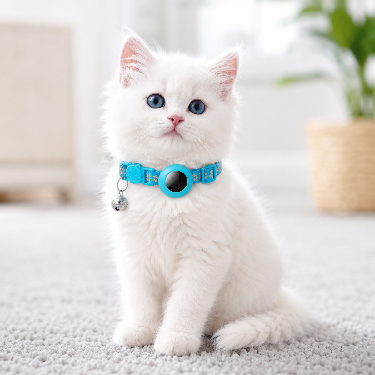 Collier GPS pour Chat Compatible avec Apple Airtag