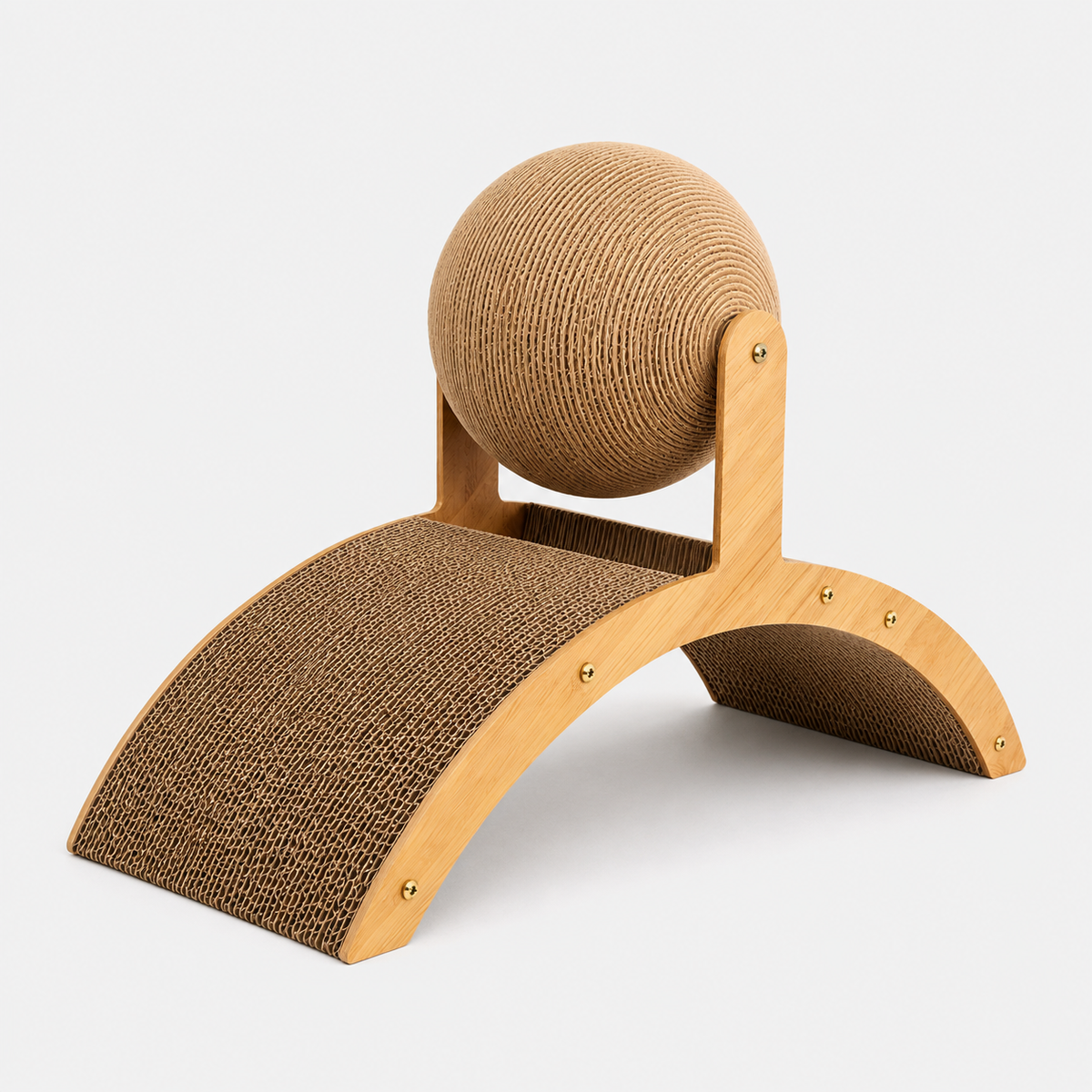 Griffoir pour Chat 2-en-1 en Bois