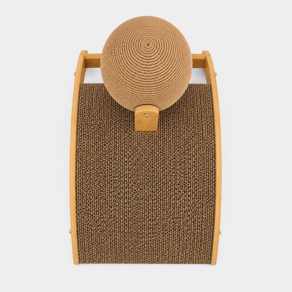 Griffoir pour Chat 2-en-1 en Bois