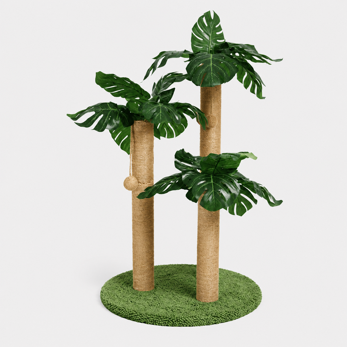 Griffoir en Forme d'Arbre Vertical en Sisal pour Chat