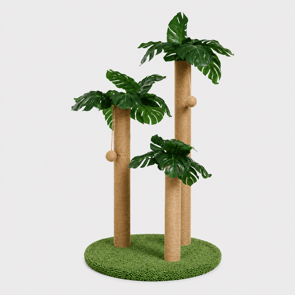 Griffoir en Forme d'Arbre Vertical en Sisal pour Chat